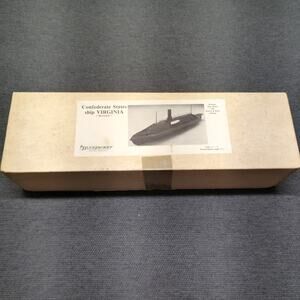 BlueJacket C.S.S. VIRGINIA Ship Model Kit Merrimack Confederate Ironclad 1994